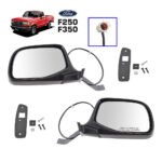 FORD F250 & F350 DIŞ DİKİZ AYNASI NİKELAJLI TAKIM (F7TZ 17682 BAA, F7TZ 17683 BAB)